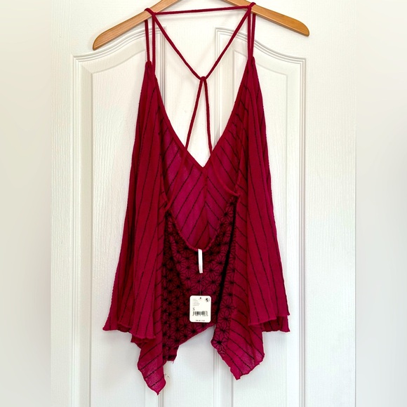 FREE PEOPLE Fuchsia Hypnotic Swing Tank Top Small NWT - Picture 6 of 15